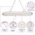 LED Grow Light Full Spectrum 10W 2H/4H/8H Timer 4 Dimmable Levels Plant Lights for Indoor Plants Flower Seedlings Vegetable Pepper Hanging Growing Lamps