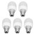 5pcs Light Bulbs E12 Thread Soft Light 1.5W 75LM LED Light Bulbs for Desk Lamp Ceiling Fan Lamp Wall Lamp AC220V Warm Light 6000K