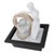 Tabletop Water Fountain Beauty Image Decor Desktop Water Zen Fountain Fengshui Decoration with Adjustable Flow Warm Lighting