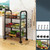 Rolling Storage Cart Layered Storage Shelves Multi Functional Movable Snack Vegetable Baskets Kitchen Shelves Black Three Layers