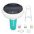 Pool Cleaning Ionizer Smart Wireless PH ORP Salt Monitoring Floating Solar Pool Ionizer Chlorine for Swimming Areas Pool Cleaning Ionizer (including Calibration Solution) And Gateway