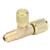 1/4SAE Exhaust Valve Air Conditioning Refrigeration Charging Adapter Valve for R22 R12 R134