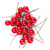 100pcs Artificial Red Holly Berry Christmas Home Decoration Hanging Ornaments