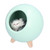USB Atmosphere Lamp Children Girls Bedroom Bedside Cartoon LED Sleeping Night Light Warm LightGreen