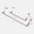 Stainless Steel Towel Racks Holder Kitchen Cabinet Door Towel Rack Hanging Holder Bathroom Shelf Rack