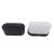 Flame Diffuser Humidifier 180ml Noiseless Auto Off USB Flame Essential Oil Diffuser with 7 Color LED Light for Bedroom Office Black