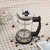 Stainless Steel Glass Coffee Pot French Press Filter Pot Household Tea Maker