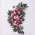 Artificial Wedding Arch Flowers Kit Elegant Silk Cloth Plastic Artificial Flower Swag Decoration