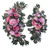 Artificial Wedding Arch Flowers Kit Elegant Silk Cloth Plastic Artificial Flower Swag Decoration