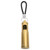 Portable Pocket Ashtray with Keychain Lanyard Retractable Circular Aluminium Alloy Mini Ashtray for Travel Camping Hiking Gold