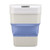 Smart Sensor Trash Can Folding Automatic Garbage Bin Smart Sensor Wastebasket for Bedroom Office Kitchen Blue