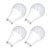 4PCS GU24 Light Bulb High Brightness Energy Saving LED A19 Light Bulb for Bedroom Office 120V