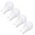 4PCS GU24 Light Bulb High Brightness Energy Saving LED A19 Light Bulb for Bedroom Office 120V