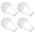 4PCS GU24 Light Bulb High Brightness Energy Saving LED A19 Light Bulb for Bedroom Office 120V