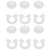 20 Sets Quilt Fixing Clip Plastic Duvet Quilt Cover Fixing Holder to Keep Your Quilt Still