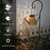 Outdoor Waterproof Solar Lantern ,Metal Watering Can Sun Lamp Led with Shepherd Hook for Garden Decor Outside,Hanging Solar Lights for Outdoor Patio Decor,Yard Decor.