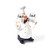 Cute Chef Statue Figurine Ornaments Vintage Home Decor Kitchen Restaurant Resin Crafts #A