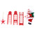 Electric Climbing Ladder Decoration Christmas Tree Hanging Pendant Festival Ornament for Party
