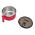 Insulated Bowl 304 Stainless Steel with Lids Stand Design Hollow Double Layer Heat Insulation Ramen Mug for Kitchen Red