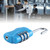 Suitcase Combination Lock Portable Rust Proof Lightweight Strong Strength for Outdoor Travel Business Travel