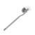 Curved Toilet Cleaning Brush Hanging Strong Decontamination Long Handle Curved Toilet Brush for Bathroom Grey