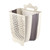 Plastic Hanging Laundry Basket Collapsible Space Saving Dirty Clothes Basket Wall Mounted Clothes Basket for Bathroom L