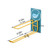 Multifunctional Wall Storage Hook Punch Free Waterproof Hanger Traceless with Cartoon Patterns for Bathroom Kitchen
