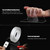 Nano Tape Roll Double Sided Adhesive Tape 30mm*3m*2mm Traceless Washable Nano Tape Stick Grip Gel Reusable Nano Gel Pads for Fixing Car Windowshield Glass Carpet Mats Photos Posters Household Industrial Use