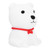 Cute Dog Shaped Silicone Lamp Kids Night Light Portable Bedside Light for Baby Sleeping Nursery USB Charging