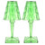 LED Crystal Table Lamp Transparent Prism Dimmable Desk Lamp USB Charging Indoor LightingGreen