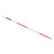 Folding Blind Cane Anti Slip Handle Red White Aluminium Light Weight Folding Walking Stick for Vision Impaired