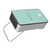Electric Air Warmer Cyan Mute Quick Heating with Bracket Mini Electric Fan Heater for Home Office Dorm US Plug 110w 110V