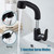 Lift & Pull Out Kitchen Faucets with 2 Spray Modes 360°Swivel Bathroom Basin Sink Faucets Pull Down Sprayer Ceramic Valve Brass Single Handle Water Tap