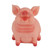 Piggy Bank Cute Pig Appearance Environmentally Friendly Resin Cartoon Piggy Bank Coin Bank Piggy 14x12x11cm