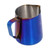 Stainless Steel Frothing Pitcher Milk Coffee Frothing Cup with Inner Scale Pointed Mouth Blue350ML (With Label)