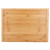 Household Kitchen Rectangular Bamboo Food Serving Tray Tea Tray For Barbecue Snack CakeL 44.3x32.3x2.2cm