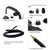 2500W Portable Handheld Steam Cleaner High Temperature Pressurized Steam Cleaning Machine with Brush Heads for Kitchen Furniture Bathroom Car