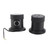 Smart Lock Zinc Alloy Round Shaped Intelligent Fingerprint Password Single Tongue Anti Peep Door Lock