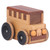 Bus Music Box Unique Wooden Car Bus Music Box Crafts Children's Gifts Toys Home Decoration Ornaments