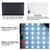 5 Modes Remote Control 60 LED Solar Power PIR Motion Sensor Light Outdoor Wall Lamp Cool White