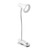 Desk Lamp LED Eye Protection Study Desk Lamp Folding Bedside Reading Light for Bedroom Clip USB Version