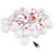 LED Snowman String Lights USB Power Supply 20 Colored Lights Christmas Decoration Light String for Gardens Courtyards