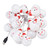 LED Snowman String Lights USB Power Supply 20 Colored Lights Christmas Decoration Light String for Gardens Courtyards