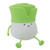 Cute LED Night Light Tap Control Rechargeable 1.5W Decorative Scallion Shape Bedside Lamp for Bedroom Kids Room