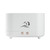 Flame Aroma Diffuser Automatic Power Off Colorful Breathing Light Quiet Lamp Flame Atomizing Humidifier White