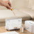 Flame Aroma Diffuser Automatic Power Off Colorful Breathing Light Quiet Lamp Flame Atomizing Humidifier White