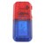 LED Warning Shoulder Light Rechargeable High Brightness Clip Shoulder Strobe Light with Gravity Sensor for Night Riding Red Blue