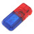 LED Warning Shoulder Light Rechargeable High Brightness Clip Shoulder Strobe Light with Gravity Sensor for Night Riding Red Blue