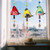 Ceramic Wind Chimes Chinese Innovative Lucky Hanging Bell Wind Chime for Home Balcony Bedroom Decor