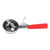 Practical Stainless Steel Fruit Ice Cream Scoop Spoon with Plastic Handle Kitchen Tool (5.2cm)